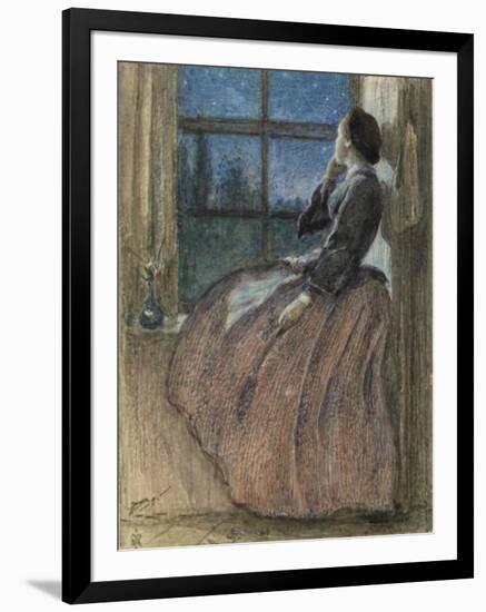 Lost Love-John Everett Millais-Framed Art Print