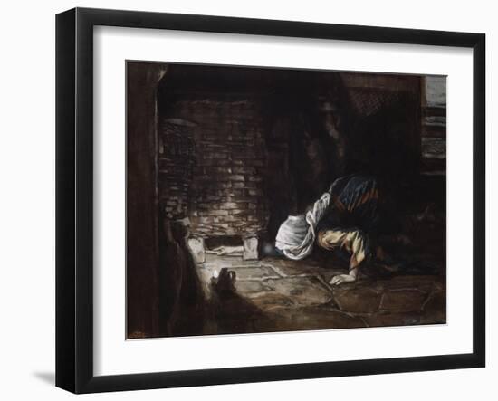 Lost Piece of Silver-James Tissot-Framed Giclee Print