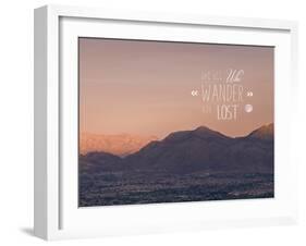 Lost Pink Sky-Tracey Telik-Framed Art Print