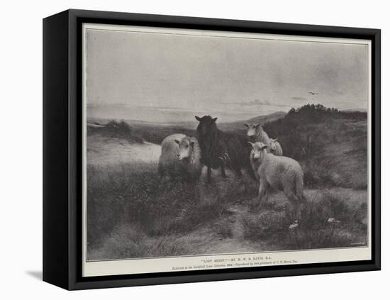 Lost Sheep-Henry William Banks Davis-Framed Stretched Canvas