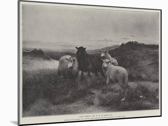 Lost Sheep-Henry William Banks Davis-Mounted Giclee Print