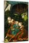 Lot and His Daughters, 1528-Lucas Cranach the Elder-Mounted Giclee Print