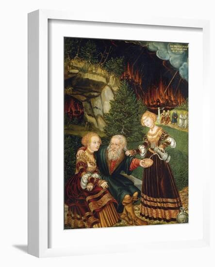 Lot and His Daughters, 1528-Wolfgang Krodel-Framed Giclee Print