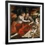 Lot and His Daughters, 1563 (Oil on Wood)-Jan Massys-Framed Giclee Print