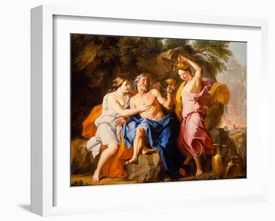 Lot and His Daughters, 1704-Noel Coypel-Framed Giclee Print
