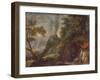 Lot and His Daughters, 1720S-Franz Anton Hartmann-Framed Giclee Print