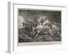Lot and His Daughters, 1748-Joseph-marie Vien The Elder-Framed Giclee Print