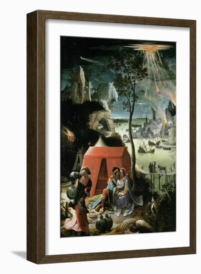 Lot and His Daughters, 17th century-Lucas Van Leyden-Framed Giclee Print