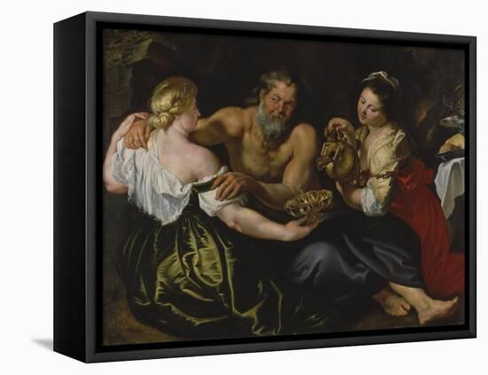 Lot and His Daughters, C. 1610-11-Peter Paul Rubens-Framed Stretched Canvas