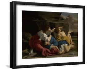 Lot and His Daughters, c.1622-Orazio Gentileschi-Framed Giclee Print