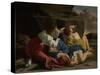 Lot and His Daughters, c.1622-Orazio Gentileschi-Stretched Canvas