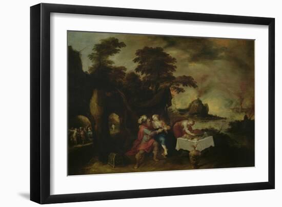 Lot and His Daughters (Painting)-Frans II the Younger Francken-Framed Giclee Print