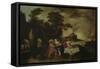 Lot and His Daughters (Painting)-Frans II the Younger Francken-Framed Stretched Canvas