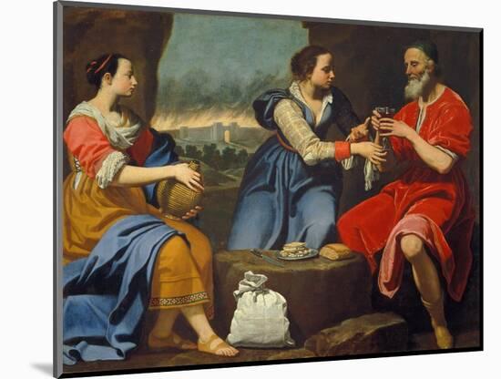 Lot and His Daughters-Lorenzo Lippi-Mounted Giclee Print