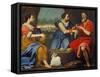 Lot and His Daughters-Lorenzo Lippi-Framed Stretched Canvas