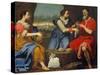 Lot and His Daughters-Lorenzo Lippi-Stretched Canvas