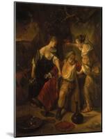 Lot and His Daughters-Jan Steen-Mounted Giclee Print