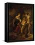 Lot and His Daughters-Jan Steen-Framed Stretched Canvas