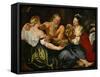 Lot and His Daughters-Peter Paul Rubens-Framed Stretched Canvas