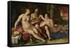 Lot and His Daughters-Hendrick Goltzius-Framed Stretched Canvas