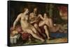 Lot and His Daughters-Hendrick Goltzius-Framed Stretched Canvas