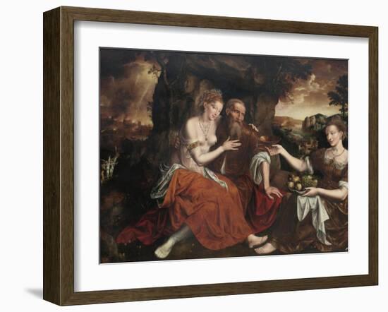 Lot and His Daughters-Jan Massys-Framed Giclee Print