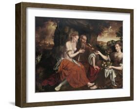 Lot and His Daughters-Jan Massys-Framed Giclee Print