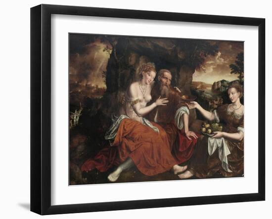 Lot and His Daughters-Jan Massys-Framed Giclee Print