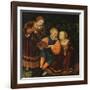 Lot and His Daughters-Lucas Cranach the Elder-Framed Giclee Print