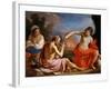 Lot and His Daughters-Guercino-Framed Giclee Print