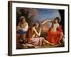 Lot and His Daughters-Guercino-Framed Giclee Print