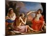 Lot and His Daughters-Guercino-Mounted Giclee Print