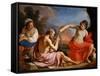 Lot and His Daughters-Guercino-Framed Stretched Canvas