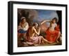 Lot and His Daughters-Guercino-Framed Giclee Print