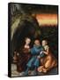 Lot and His Daughters-Lucas Cranach the Elder-Framed Stretched Canvas