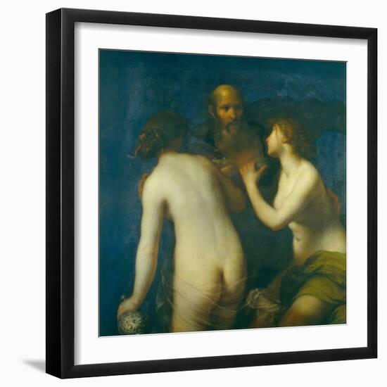 Lot and His Daughters-Francesco Furini-Framed Premium Giclee Print