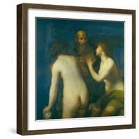 Lot and His Daughters-Francesco Furini-Framed Giclee Print