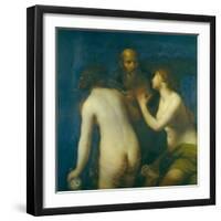 Lot and His Daughters-Francesco Furini-Framed Giclee Print