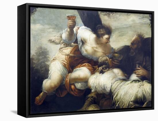 Lot and His Daughters-Sebastiano Ricci-Framed Stretched Canvas