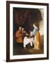 Lot's Daughters Getting Him Drunk-Gabriel Metsu-Framed Giclee Print