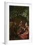 Lot's Daughters Make their Father Drink Wine, 1508-1512-Lucas van Leyden-Framed Giclee Print