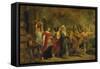 Lot's Family Leaving Sodom-Peter Paul Rubens-Framed Stretched Canvas