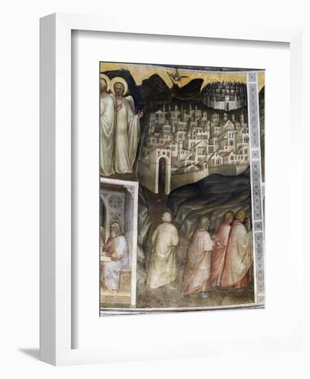 Lot's Wife Leaves Sodom-Giusto De' Menabuoi-Framed Giclee Print