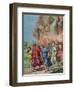 Lot's Wife Looks Back at Sodom and is Changed Into a Pillar of Salt, Illustration For a Catechism-null-Framed Giclee Print