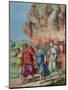 Lot's Wife Looks Back at Sodom and is Changed Into a Pillar of Salt, Illustration For a Catechism-null-Mounted Giclee Print