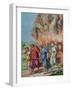 Lot's Wife Looks Back at Sodom and is Changed Into a Pillar of Salt, Illustration For a Catechism-null-Framed Giclee Print