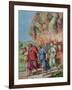 Lot's Wife Looks Back at Sodom and is Changed Into a Pillar of Salt, Illustration For a Catechism-null-Framed Giclee Print