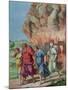 Lot's Wife Looks Back at Sodom and is Changed Into a Pillar of Salt, Illustration For a Catechism-null-Mounted Giclee Print