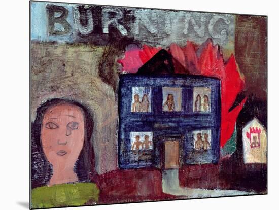Lot's Wife Looks Back (Burning), 1991-Albert Herbert-Mounted Giclee Print
