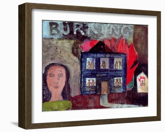 Lot's Wife Looks Back (Burning), 1991-Albert Herbert-Framed Giclee Print
